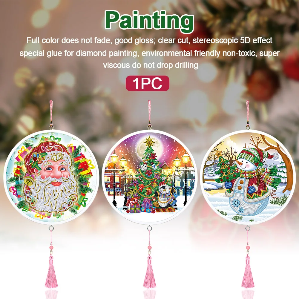 Living Room Gift Christmas Diamond Painting Wall Art Embroidery Craft With Frame Bedroom Hanging 5D DIY Home Decor Easy Apply | Дом и сад