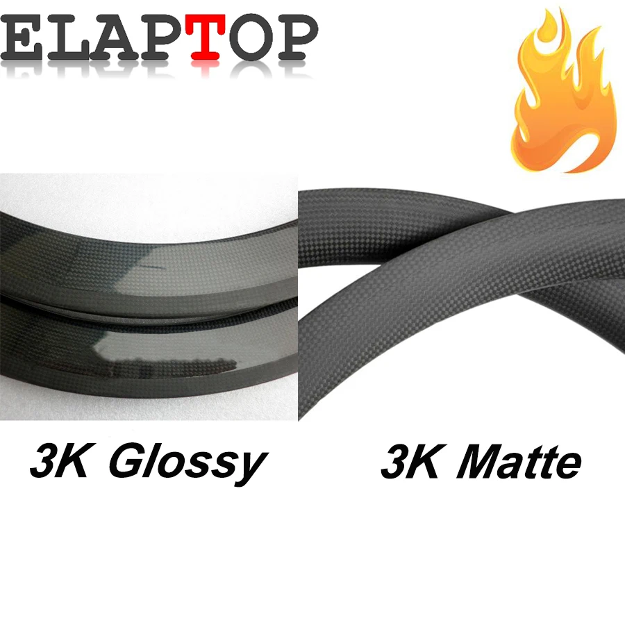 ELAPTOP Заводские продажи 50 мм циклокросс колеса велосипеда 23 ширина трубчатая