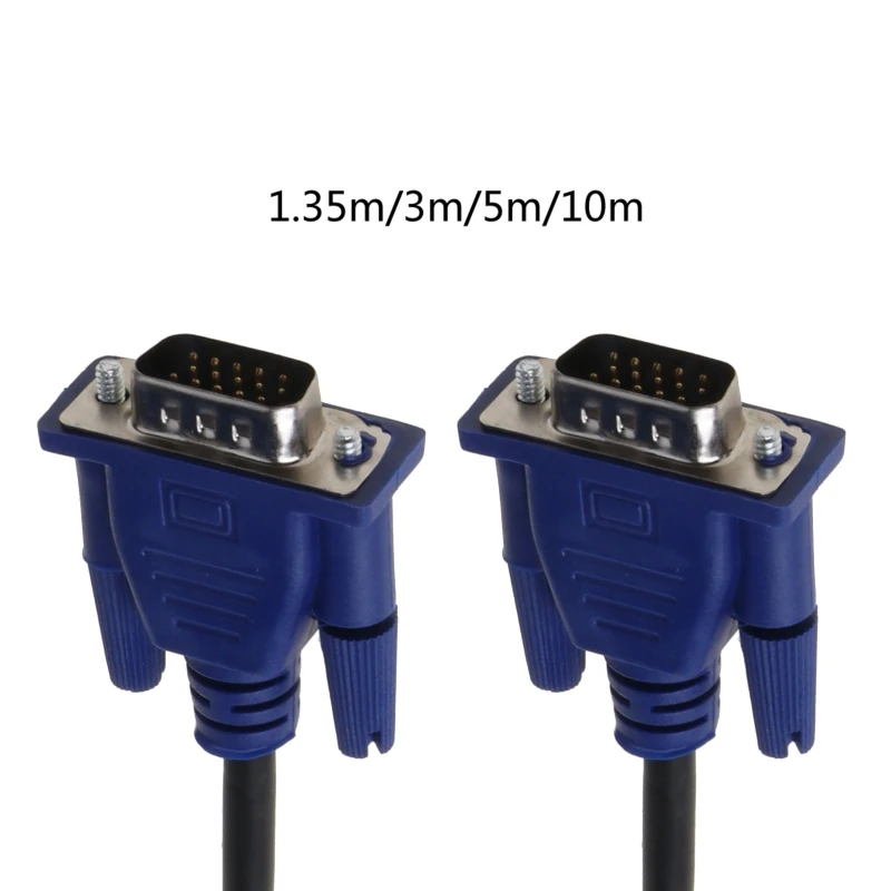 OOTDTY аксессуары VGA Кабели 1 5/3/5/10 м 15 контактный разъем Папа папа Удлинительный