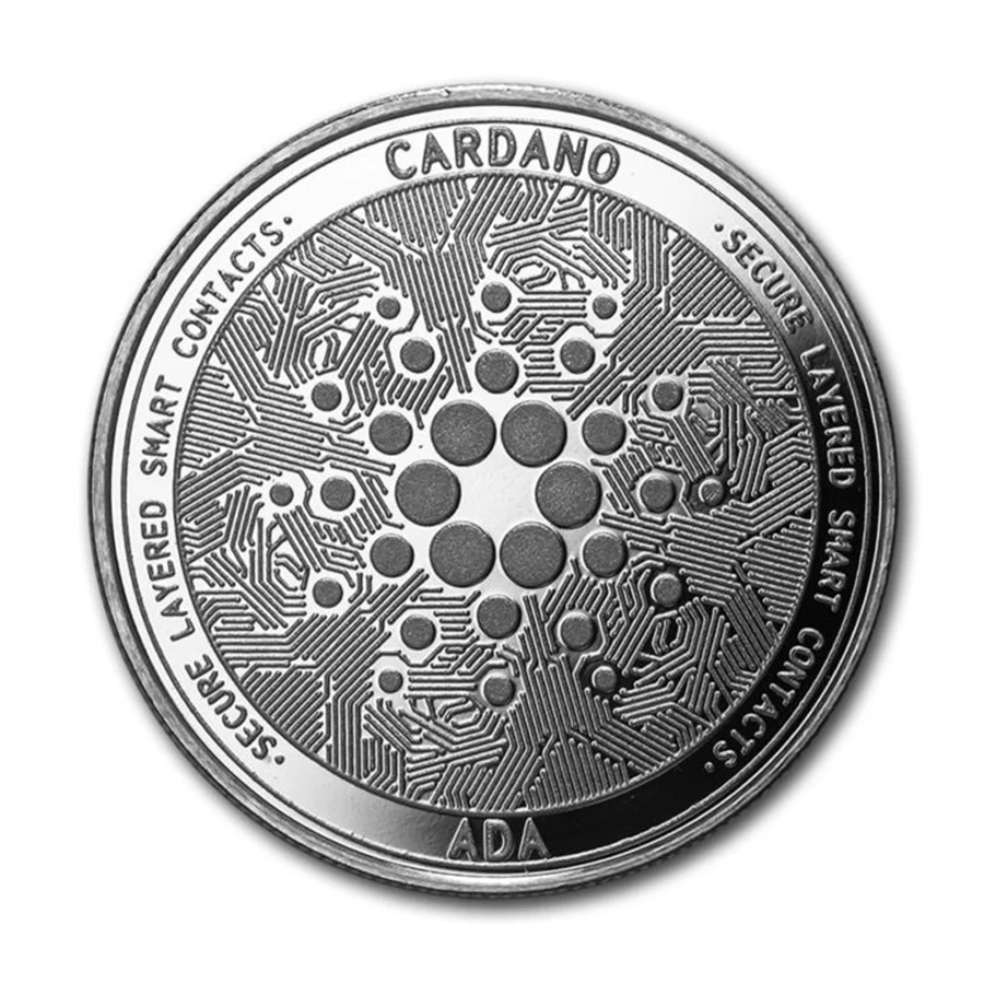 

Ada Cardano Crypto Coin Cryptocurrency Collectible Coin Silver IOTA Coin Bitcoin Art Collection Physical Gold Commemorative Coin