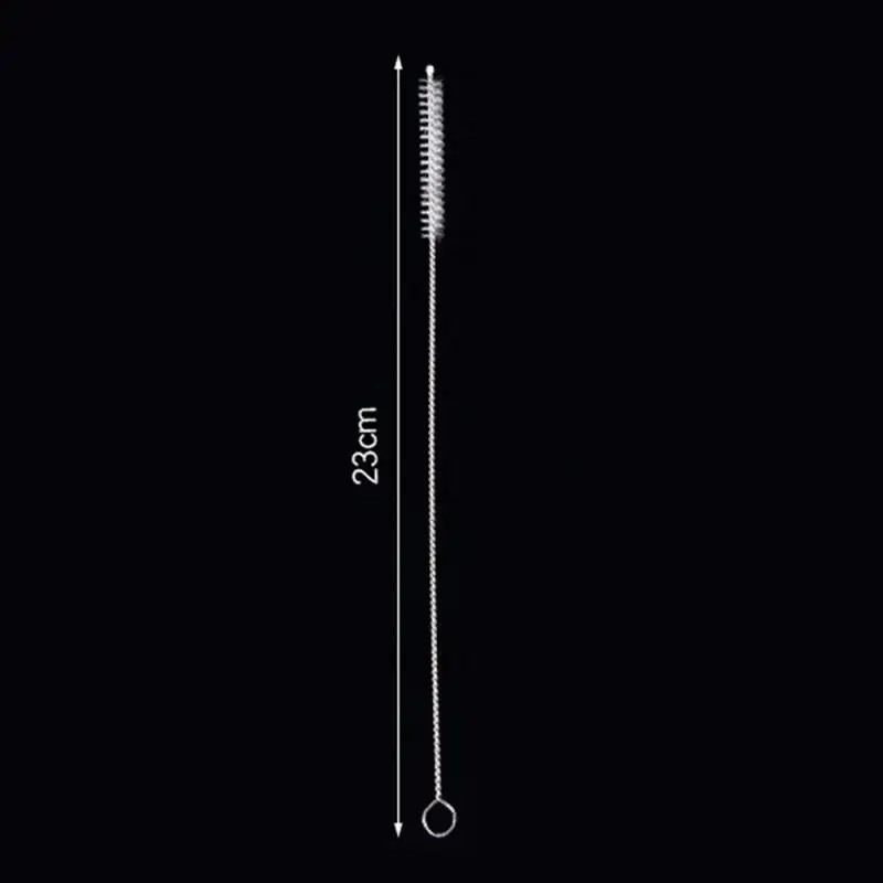 

3pcs Stainless Steel Straw Set 1 Brush 1 Bends Pipe Elbow 1 Straight Tubes Home Drinking Jucie Soda Bottle Cleaner Tableware