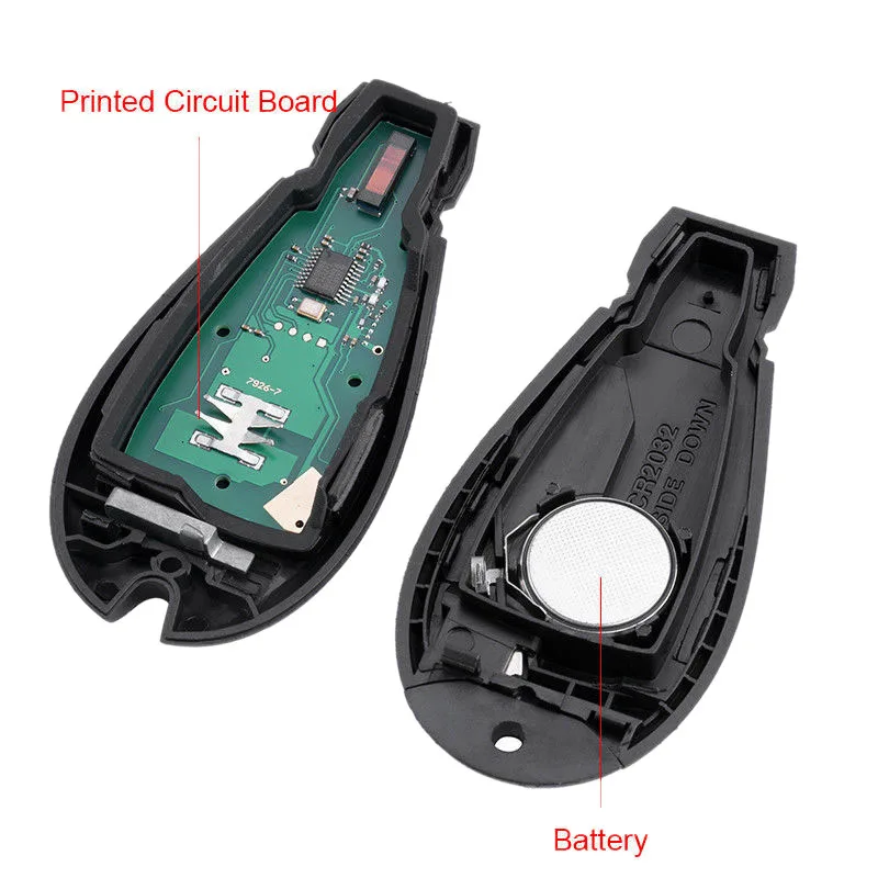 Car Remotes 6 Button Key Fob Compatible for Chrysler Town Country 2008-2015 Dodge Grand Caravan 2008-2014 | Автомобили и