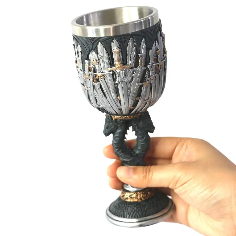 Бокал для вина из нержавеющей стали 200 мл | Дом и сад