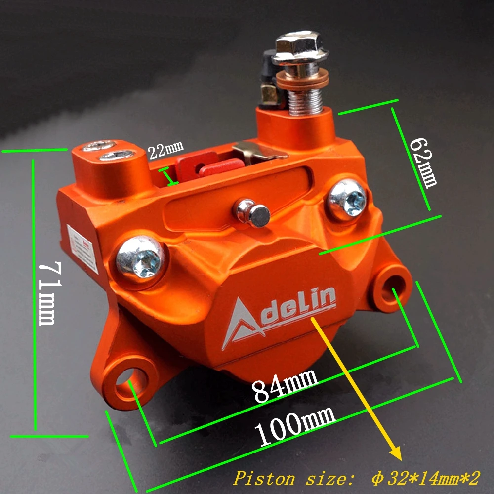 Adilin ADL-10 motorcycle 2piston brake calipers pump 84mm mounting for Yamaha Honda Kawasaki Suzuki Ducati | Автомобили и