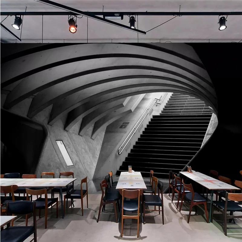Beibehang индивидуальные новый современный простой Туннель времени канал бар КТВ фон
