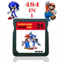 2021 new arrival 484 in 1 ds games cartridge nintendo nds game for 2ds 3ds new 3ds ndsi sonic mario vedio game children gift