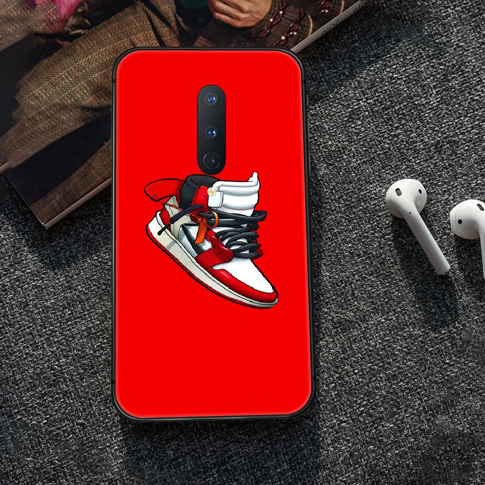 

Jersey brand Phone Case Cover Hull For 1+ Oneplus 5T 6 6T 7 7T 8 8T Pro black Shell Trend Funda Painting Waterproof Pretty