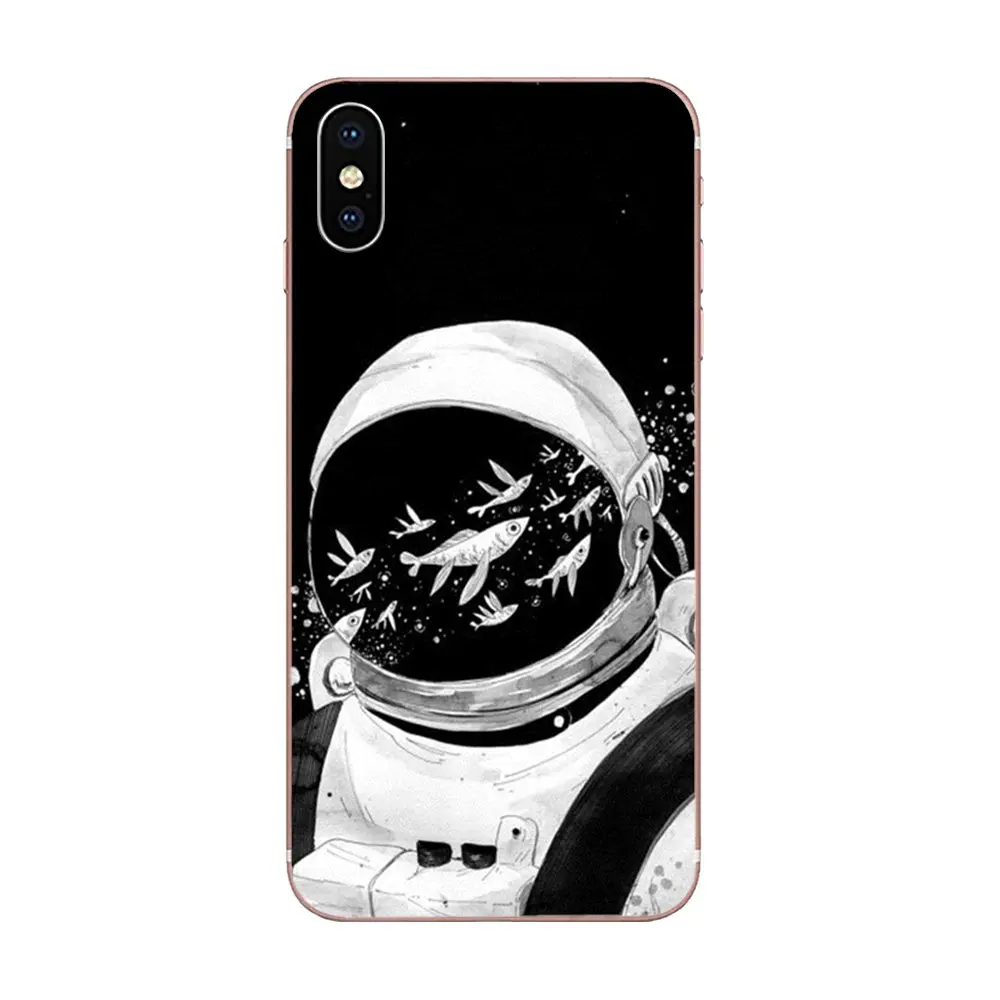 Astronaut Outer Space Fashionable TPU Case For Xiaomi Mi3 Mi4 Mi4C Mi4i Mi5 Mi 5S 5X 6 6X 8 SE Pro Lite A1 Max Mix 2 Note 3 4 | Мобильные