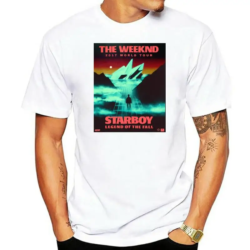 

THE WEEKND STARBOY TOUR T-Shirt BLACK Top. LEGEND OF THE FALL UK London XO Shirt