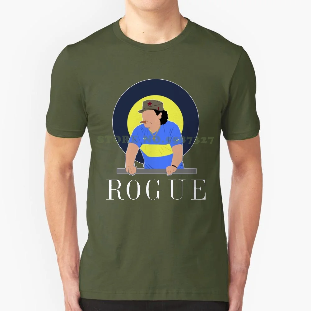 

Maradona Rogue Summer Funny T Shirt For Men Women Maradona Boca Juniors Football Casuals Hooligan Ultras Top Away Day Against