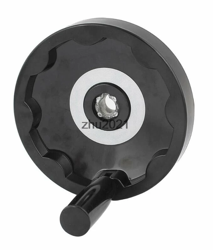 Фрезерный станок черная Складная ручка внутреннее волнистое ручное колесо 16 мм x