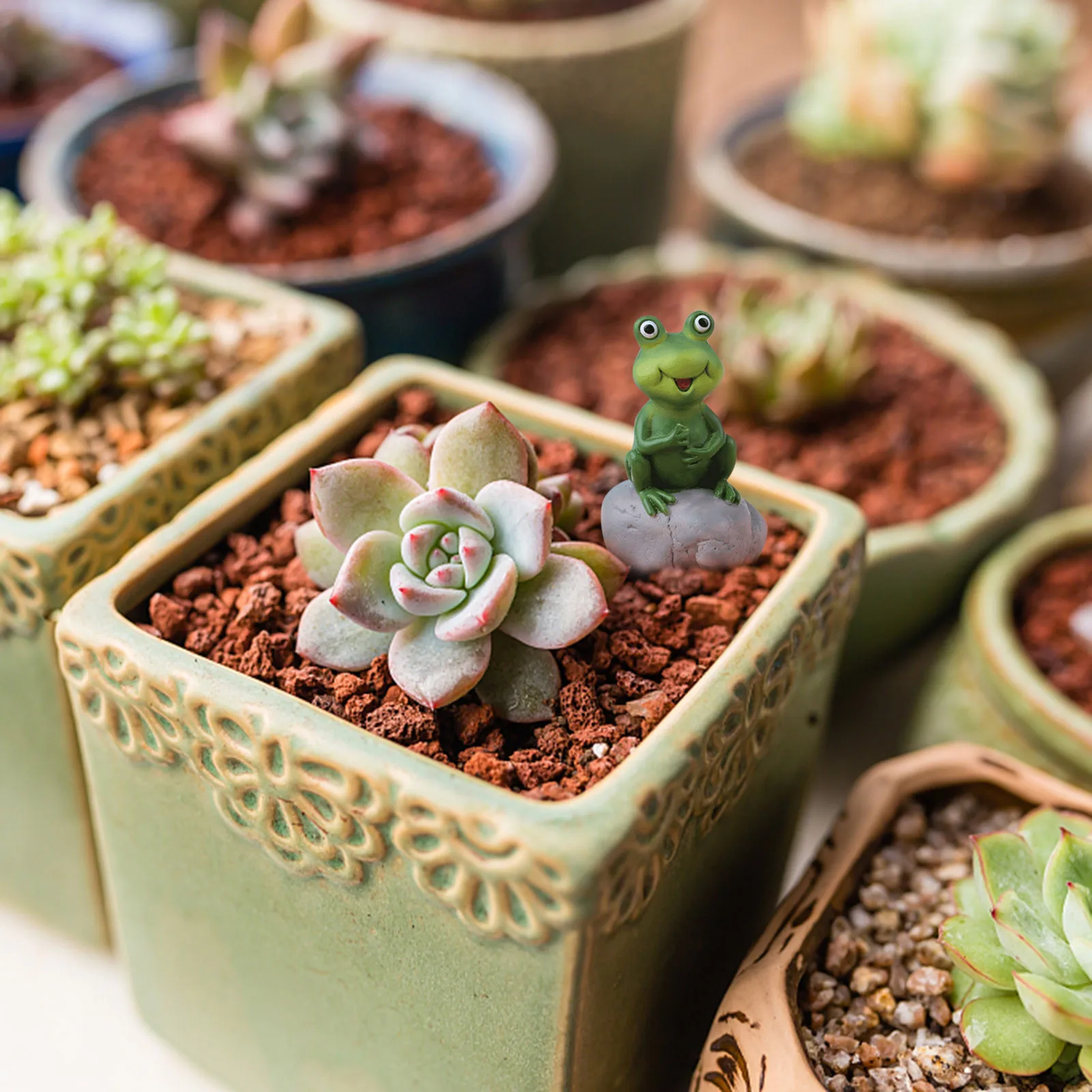 Кукольный домик микро Ландшафтный цветочный горшок ландшафтный дизайн животных