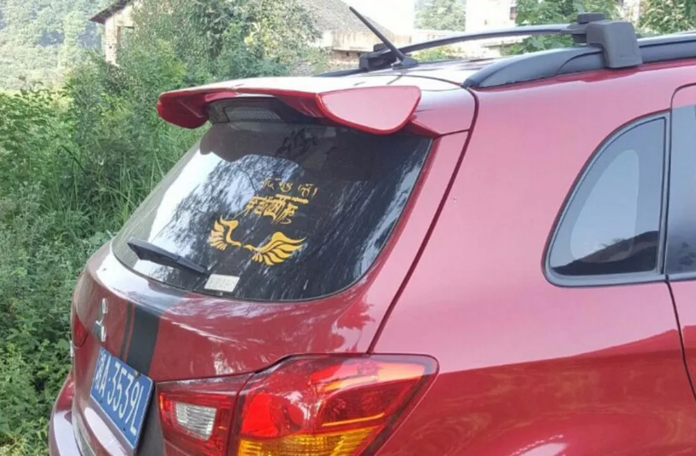 Неокрашенный задний спойлер RQXR из АБС-пластика для mitsubishi asx |