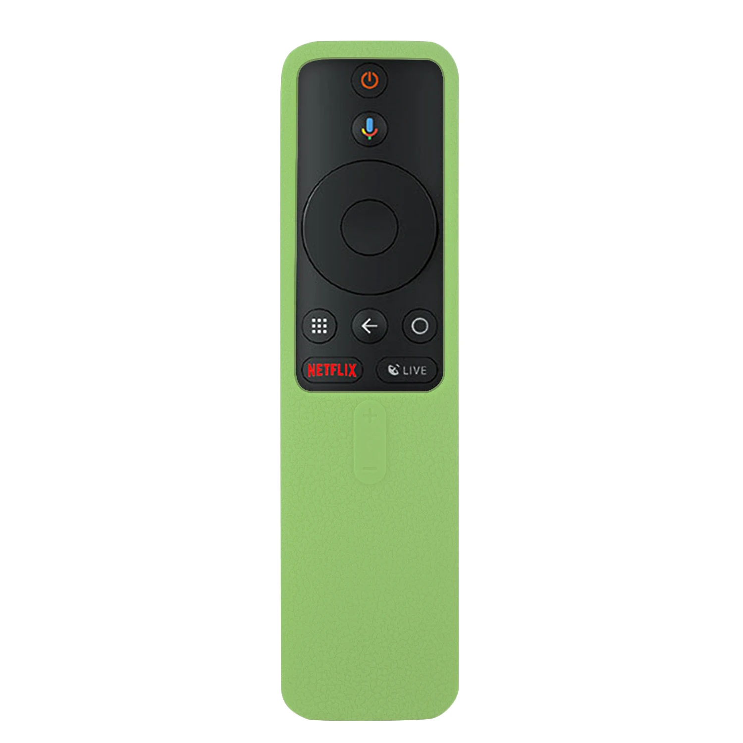 Fluorescence green Чехлы для xiaomi mi tv box s bluetooth wifi умный пульт дистанционного управления чехол силиконовый ударопрочный защитный для лыж - Цвет: Fluorescence green