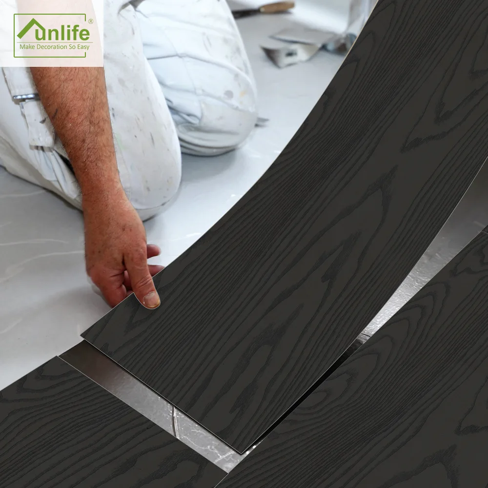 

Наклейки для обновления пола в спальне 20*300 см, японские черные деревянные наклейки для пола, плитка с отклеиванием и наклейкой