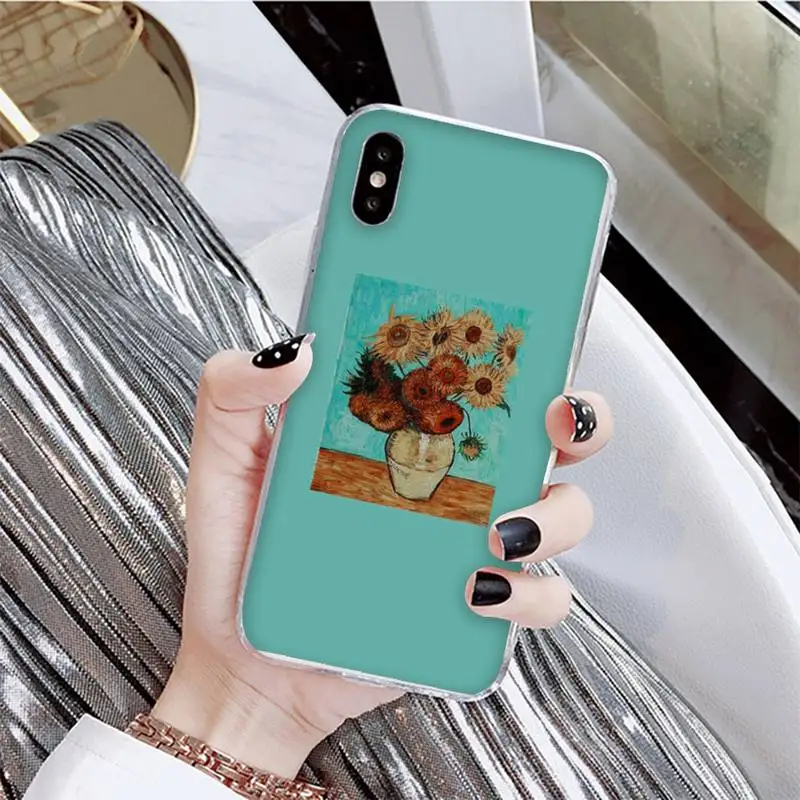 

Vincent Van Gogh Starry Night Phone Case For iPhone X XS MAX 6 6s 7 7plus 8 8Plus 5 5S se 2020 XR 12 11 pro max case