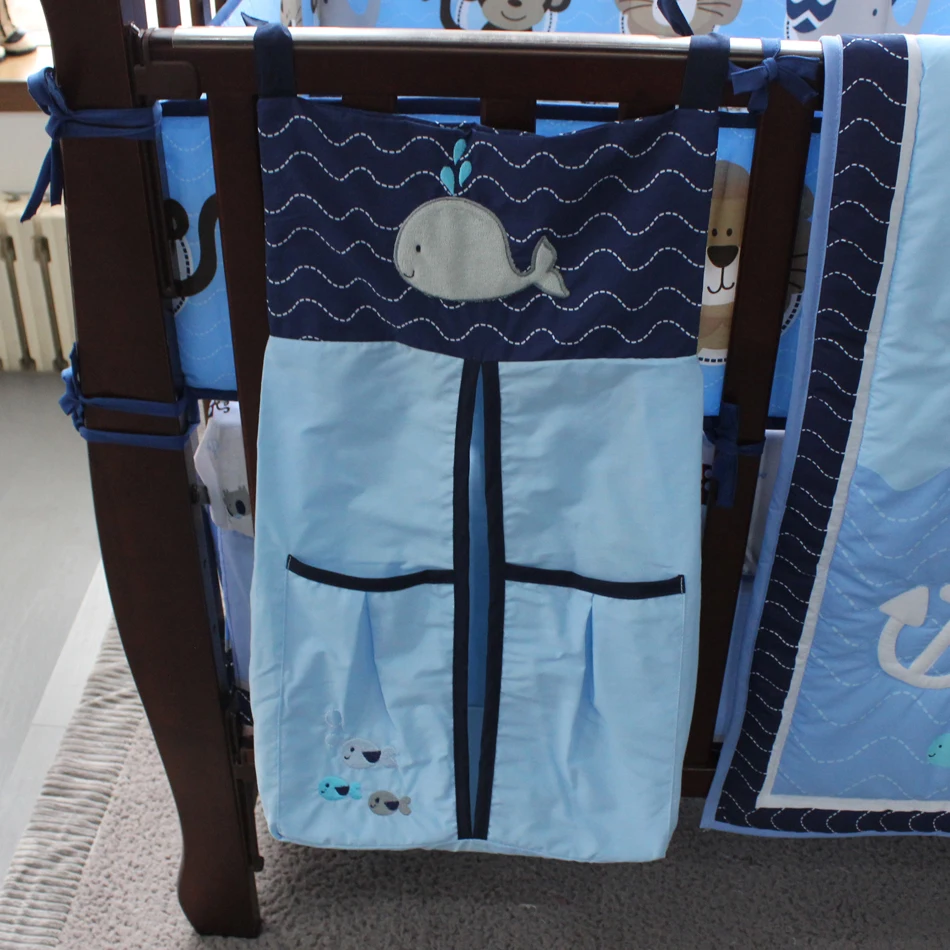 8 шт. Детские Постельное белье для мальчиков голубого и лазурного цвета океана