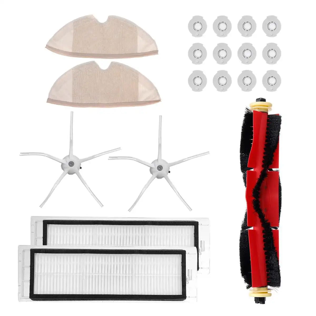 

25/19/7/6PCS HEPA Filter Main Brush Side Brush For Xiaomi Roborock S6 S60 S65 S5 MAX T6 Robot Vacuum Cleaner Parts