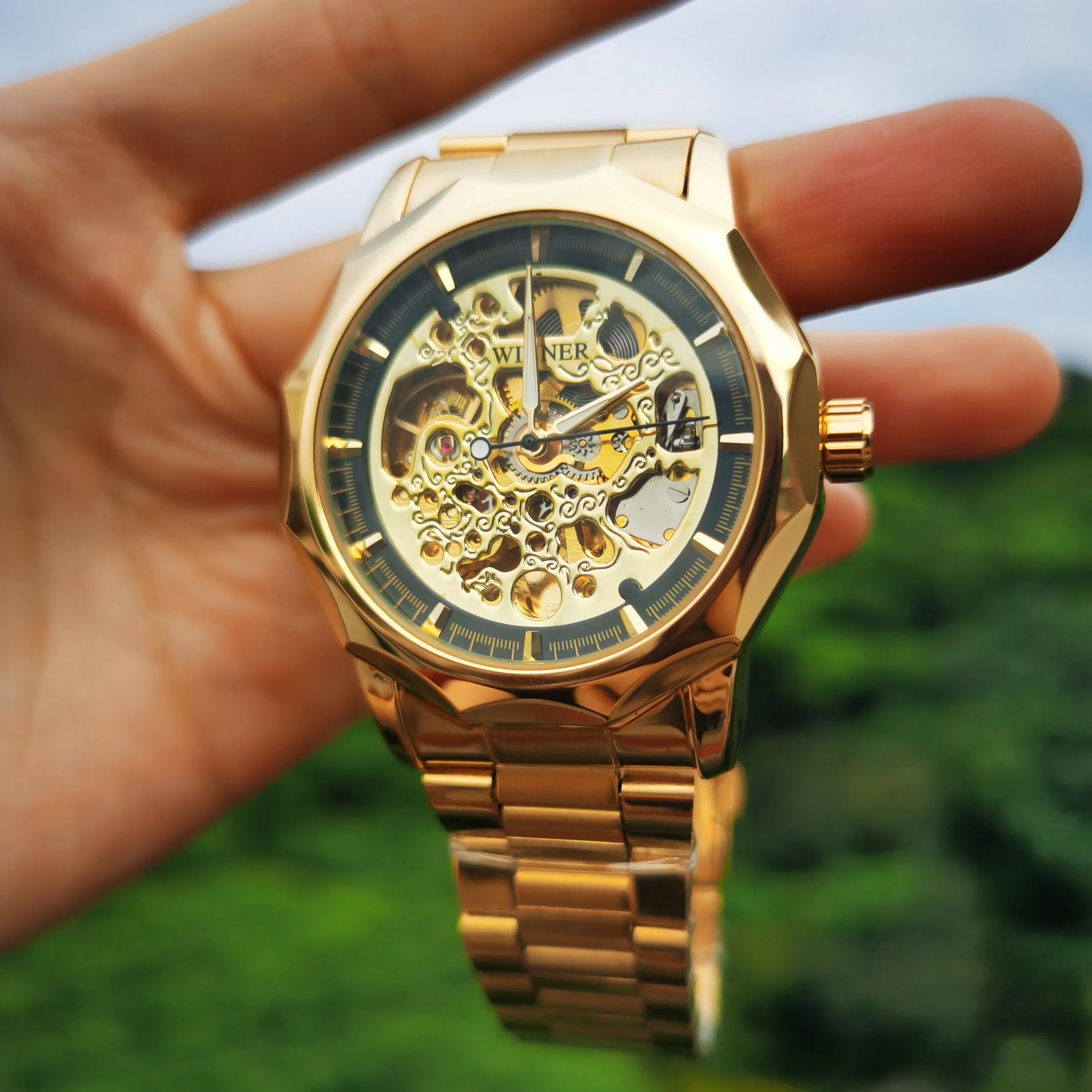 

Gold Watch Men Watches 2020 Luxury Top Brand Automatic Mechanical Watch Business Full Steel Fashion Relojes Hombre 2020 Modernos