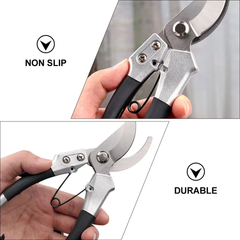 

1Pc Gardening Tree Trimmer Steel Practical Pruning Shear Branch Scissor Silver