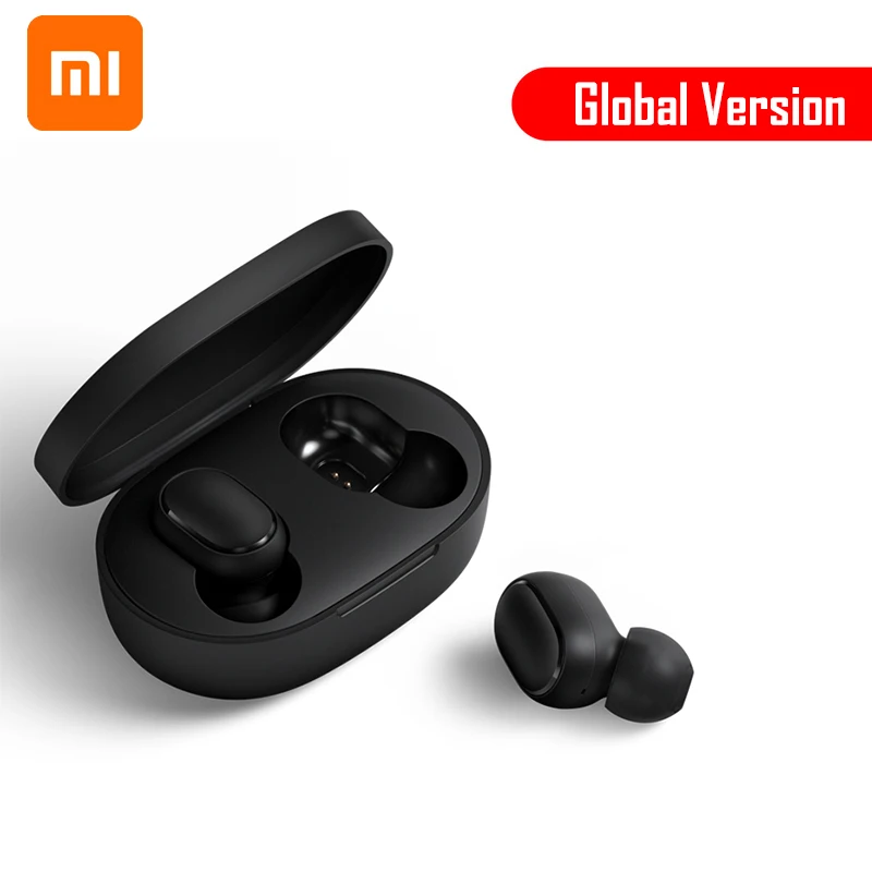 Global Version Глобальная версия Xiaomi Redmi Airdots TWS Bluetooth наушники стерео бас BT 5,0 Eeadphones с микрофоном свободные Наушники управление AI - Цвет: Global Version