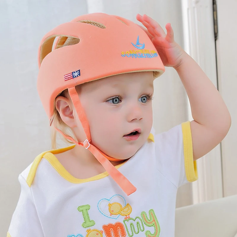 

Infant Protective Hat Adjustable Cotton Baby Head Protection Pad Helmet Anti-Bump Head Safety Product for Children Kid Toddler