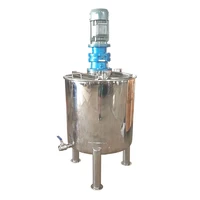stainless steel single layer mixing tank liquid batching tank chemical mixing tank vertical detergent mixer