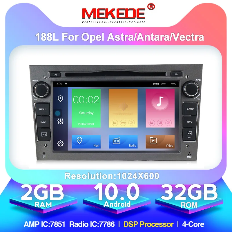 MEKEDE Android 10 0 автомобильный DVD GPS навигационный плеер для Opel Astra Vectra Antara Zafira Corsa с SWC wifi