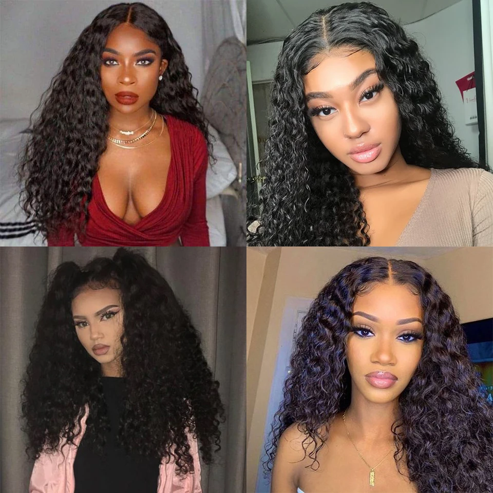 

Mongolian Kinky Curly Wigs For Women 131 Curly Lace Part Wig Remy Curly Lace Front Human Hair Wigs 150% Density Mydiva