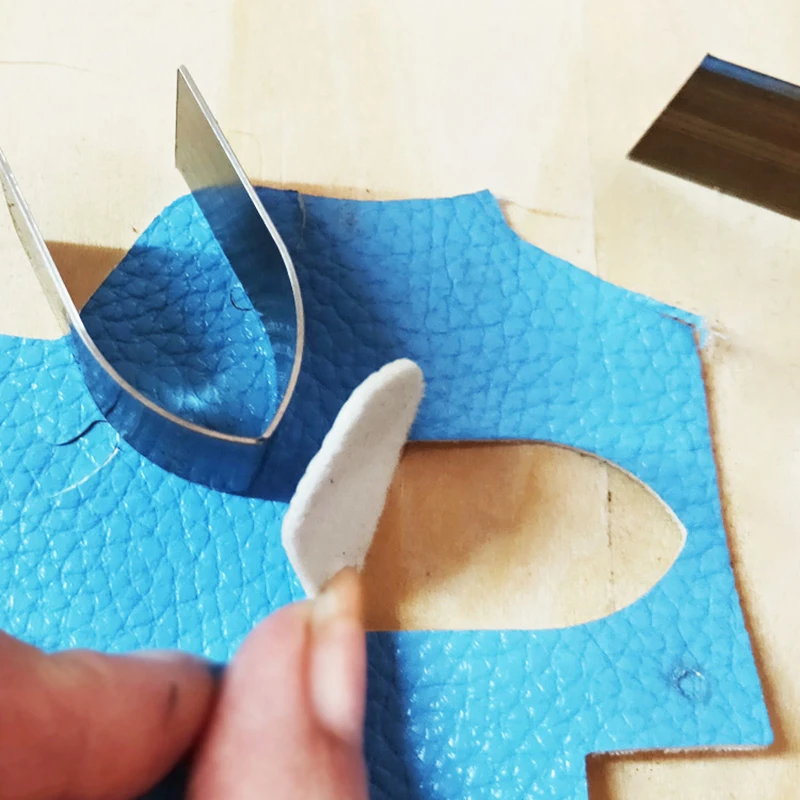 18PCS Leather Cutting Dies Belt V Shape Punch Cutter Square End Japan Steel Fillet Craft |