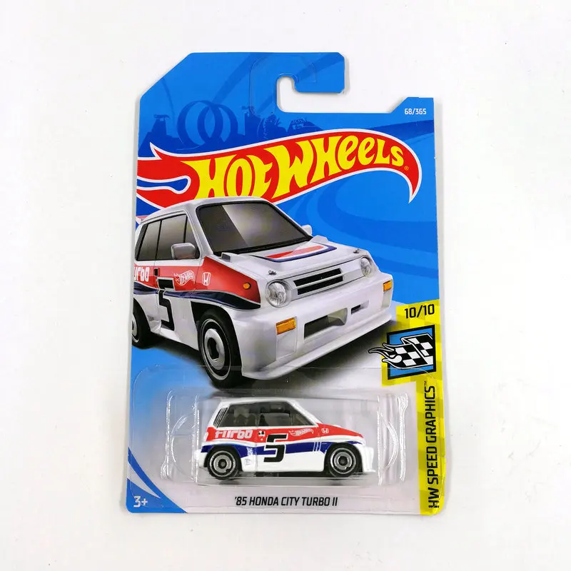 2020-11 Hot Wheels 1:64 Автомобиль 85 HONDA CITY TURBO металлическая литая модель автомобиля
