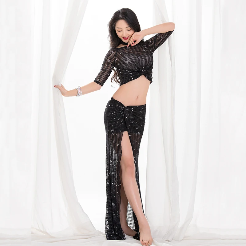 Женский костюм для индийского танца живота 2 цвета Болливуда взрослых одежда