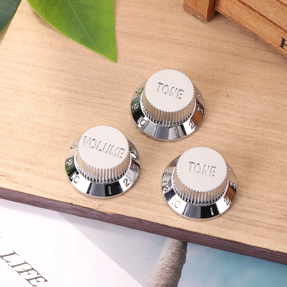 

3 шт. электрическая бас гитара тон громкость Ручки топ управление 1 громкость/2 тон набор музыкальный инструмент для ST/SQ электрогитары