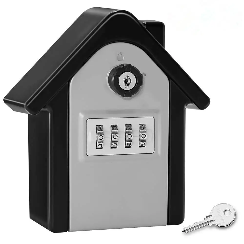 

Большой противокражный и противокражный Сейф для ключей с паролем, металлический ящик для хранения с замком, подходит для страховки ключей ...