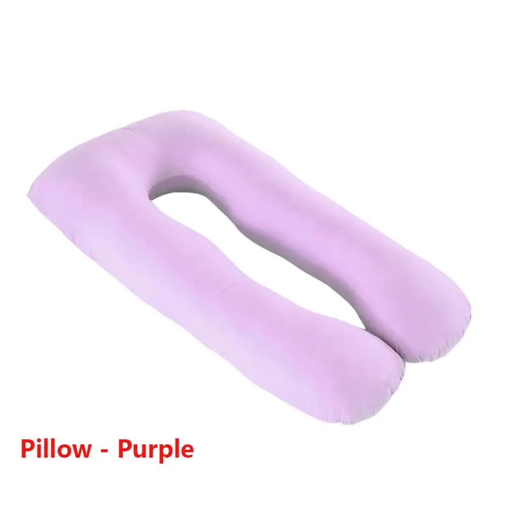 Pillow - Purple 130*70 см подушка для кормления для беременных и кормящих(наволочка того же размера на выбор, 8 цветов - Цвет: Pillow - Purple