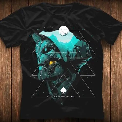 Guardian Hunter футболка игра Destiny черная Хлопковая мужская классная Повседневная для