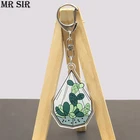 Брелок для ключей С КАКТУСОМ, алоэ, сансевиерией, монстере и надписью I Love Plant