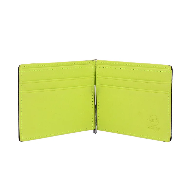 

New men's wallet ultra-thin creative youth dollar bag multi-card card holder ID holder daily travel money clip Christmas gift