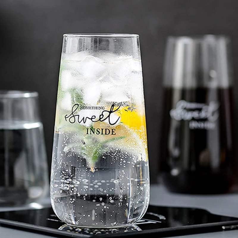 450 мл/500 мл стеклянная чашка для виски короткая стильная воды молока сока десерта