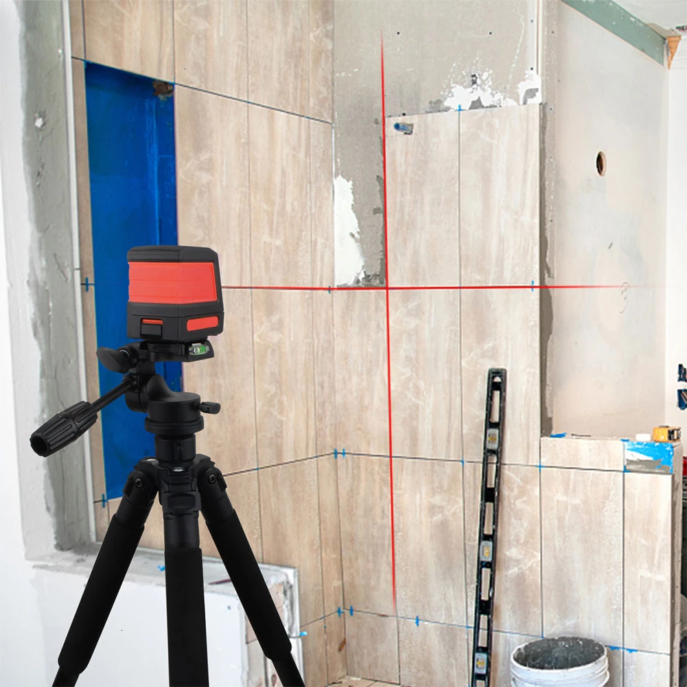Лазерный уровень самонивелирующийся горизонтальный и вертикальный поперечный