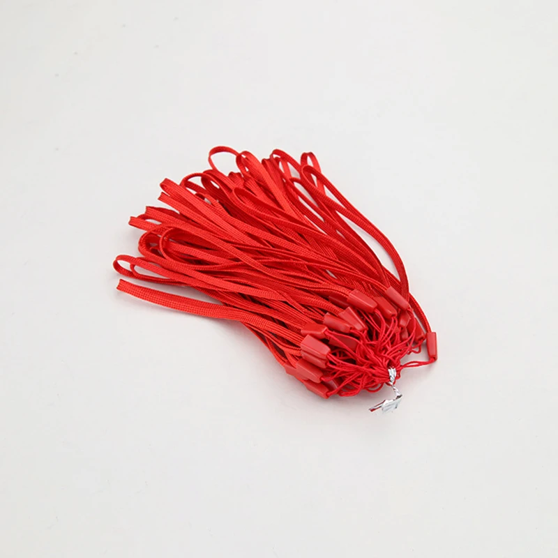 10pcs Red 10 шт. Универсальный строп для ключей ремни для телефонов для Apple iPhone 7 Plus 8X6 6S Keycord Lanyards Finger Мобильный держатель подставка аксессуары - Цвет: 10pcs Red