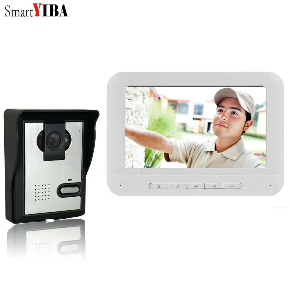 SmartYIBA Проводной Домашний 7 ''цветной видеодомофон дверной звонок для квартиры
