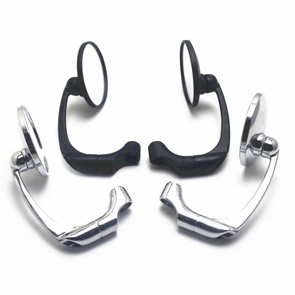 

2x 8/10 мм Универсальные мотоциклетные круглые боковые зеркала заднего вида для Harley Honda Yamaha Suzuki Kawasaki Cafe Racer Cruiser Chopper