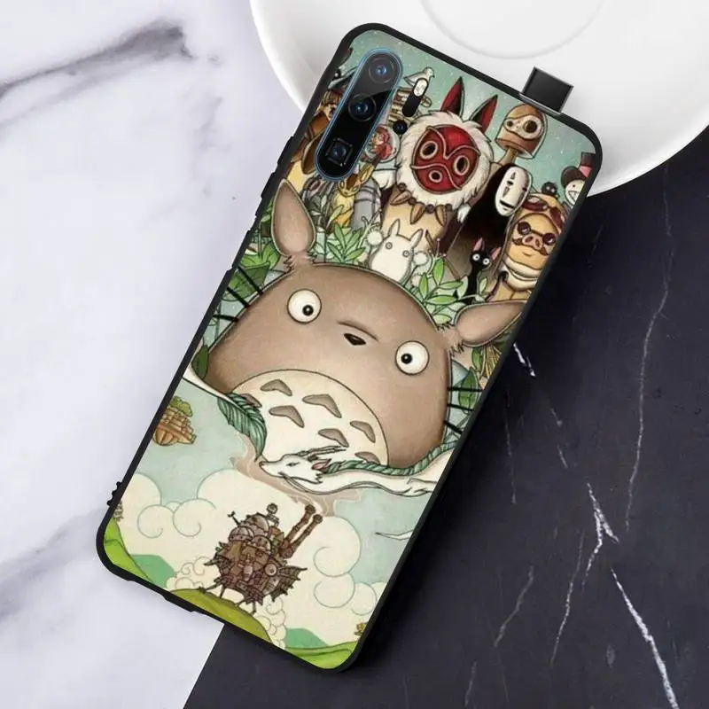 

Totoro Anime Hayao Miyazaki Cute luxury Phone Case shell For Huawei honor Mate P 10 20 30 40 Pro 10i 9 10 20 8 x Lite