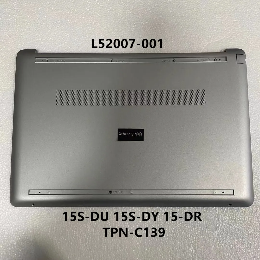 Новинка для HP 15S DU DY 15 DW C139 Нижняя деталь корпуса ноутбука серебристого