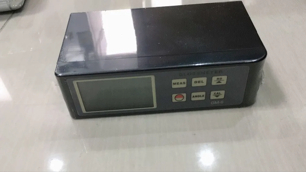 GM-6 Gloss Meter range 0.1-200Gu 20 angle gloss meter Portable Digital Glossmeter with blue backlight