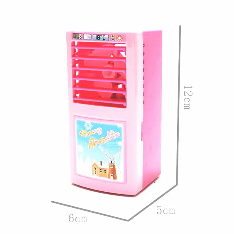 

Mini Air Conditioner Fan Dolls Accessories For Doll Doll House Kids Toy Gag