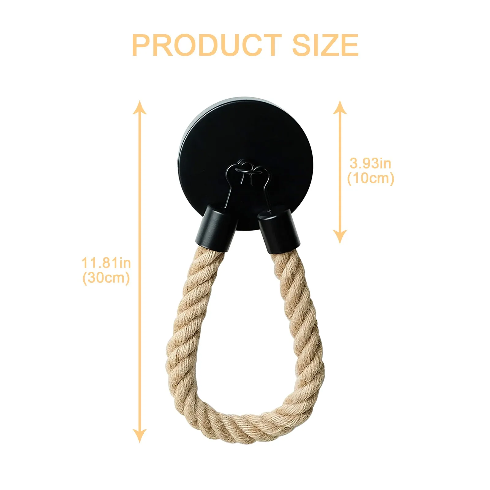 

Hook Hemp Rope Paper Towel Rack Toilet Paper Roll Racks Kitchen Shelving Retro Bathroom Paper Holders Bathroom Accessories