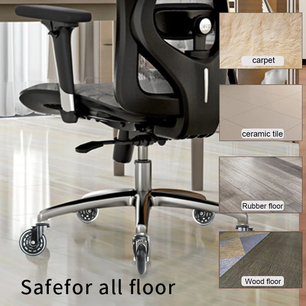 Сверхмощный домашний офисный стул тележка мебель бесшумный сменный