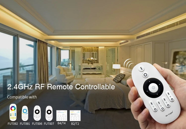 Mi boxer 2,4G RF беспроводной Одноцветный диммер CCT RGB RGBW RGB+ CCT FUT035 FUT036 FUT037 FUT038 FUT039 контроллер светодиодной ленты